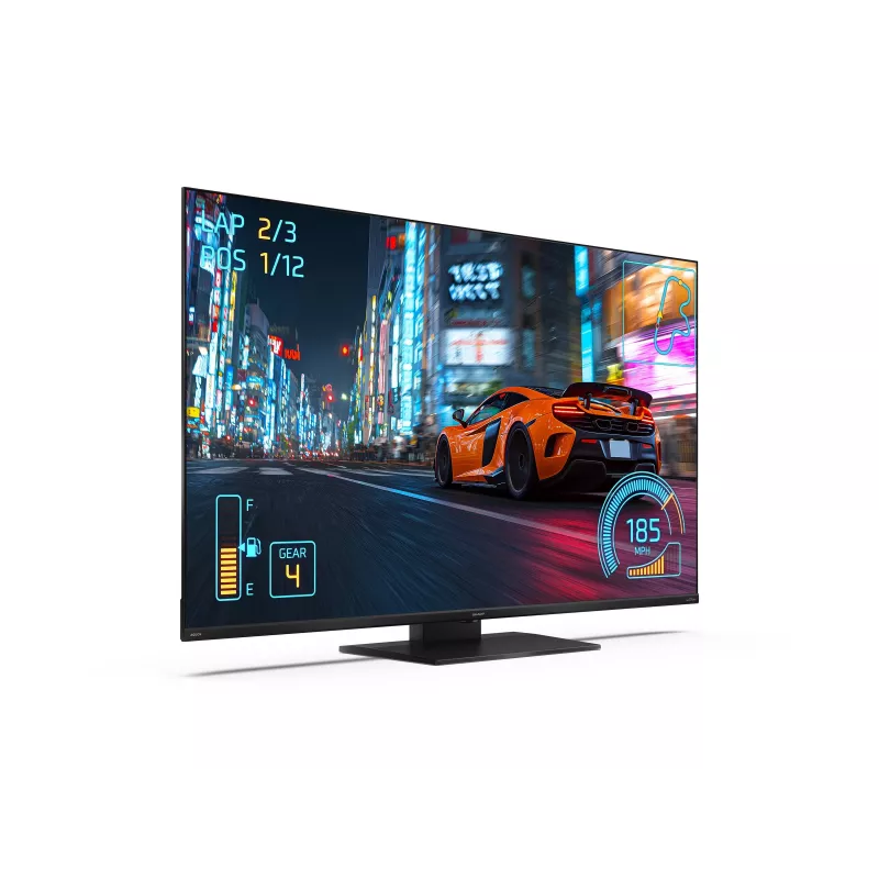 Sharp 55JR7265E τηλεόραση, 55 ίντσες (139 cm), 4K Ultra HD QLED, Google TV