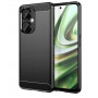 iLike Carbon Case ευέλικτη θήκη σιλικόνης για OnePlus Nord CE 3, μαύρη