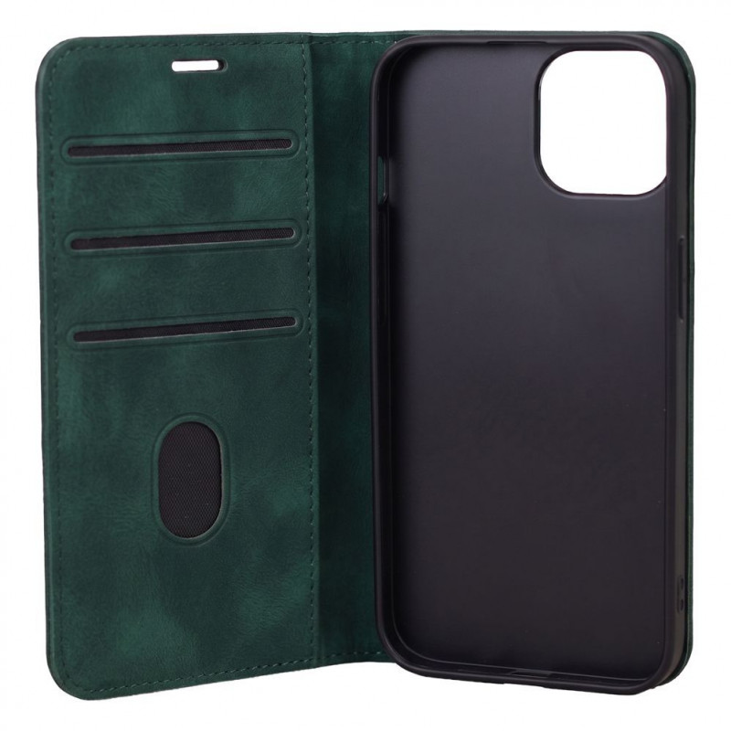TFO Smart Suede θήκη για iPhone 17 Pro 6,3 / iPhone 18 Pro 6,3, πράσινη