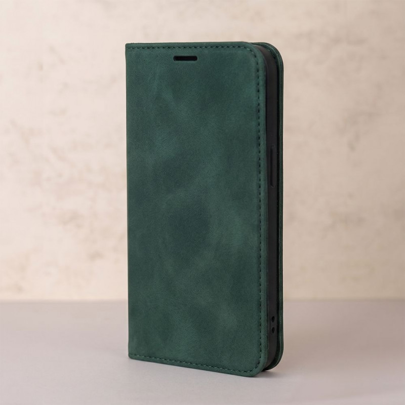 TFO Smart Suede θήκη για iPhone 17 Pro 6,3 / iPhone 18 Pro 6,3, πράσινη
