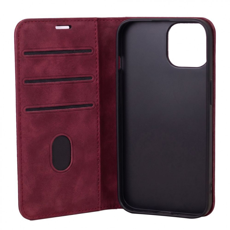 TFO Smart Suede θήκη για iPhone 17 Pro Max 6,9 / iPhone 18 Pro Max 6,9, μπορντό