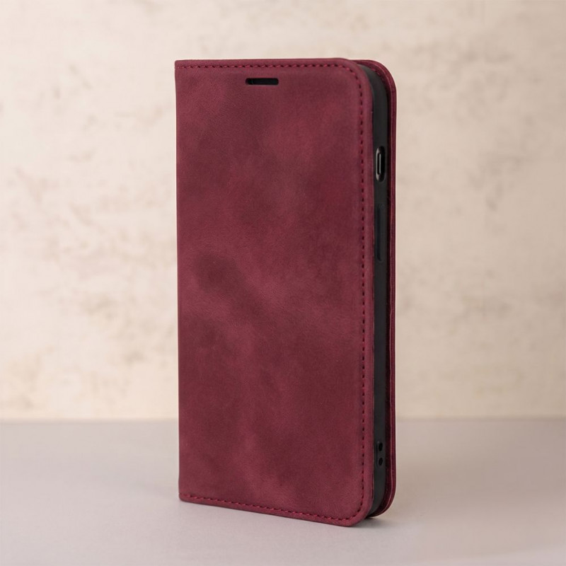 TFO Smart Suede θήκη για iPhone 17 Pro Max 6,9 / iPhone 18 Pro Max 6,9, μπορντό