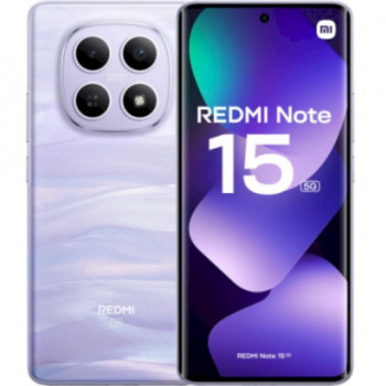 Xiaomi Redmi Note 15 5G έξυπνο κινητό, Dual SIM, 12 GB + 512 GB, μοβ ομίχλης
