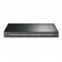 TP-Link JetStream TL-SG3452P διαχειριζόμενος διακόπτης δικτύου L2/L3 Gigabit Ethernet με PoE, 1U, μαύρος