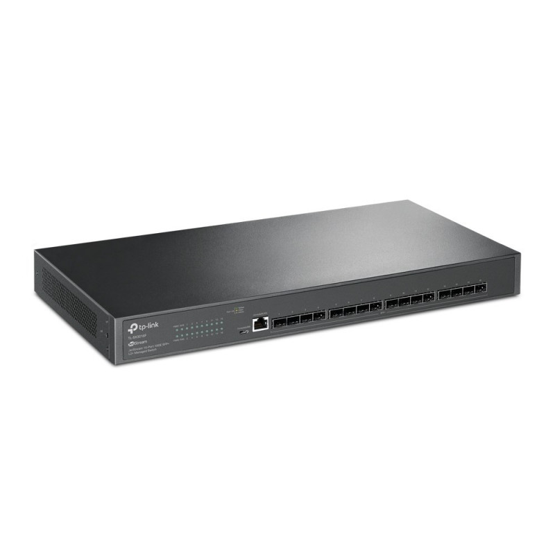 TP-Link JetStream TL-SX3016F διαχειριζόμενος διακόπτης δικτύου L2+/L3, μαύρος