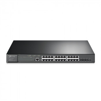 TP-Link JetStream TL-SG3428XMP διαχειριζόμενος διακόπτης δικτύου L2+ Gigabit Ethernet με PoE, 1U, μαύρος