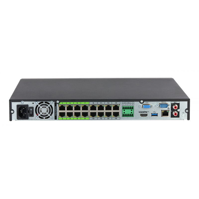 Dahua NVR5232-16P-EI2 καταγραφέας βίντεο δικτύου IP, 32 κανάλια, 16 PoE, WizSense