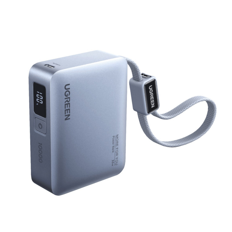 Ugreen PB584 φορητή μπαταρία 10000 mAh, γκρι