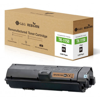 G&G ανακατασκευασμένο τόνερ για Kyocera TK-1150, συμβατό