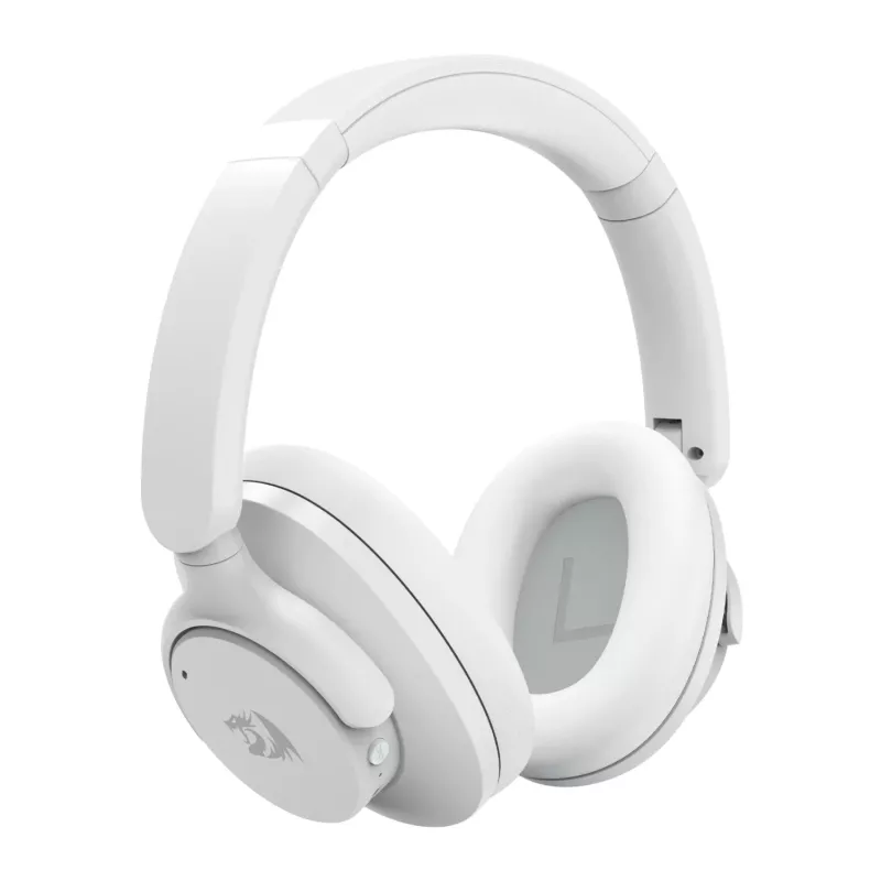 Ασύρματα ακουστικά over-ear Redragon H610 VIBECORE RD-H610G, ANC, Bluetooth, λευκά