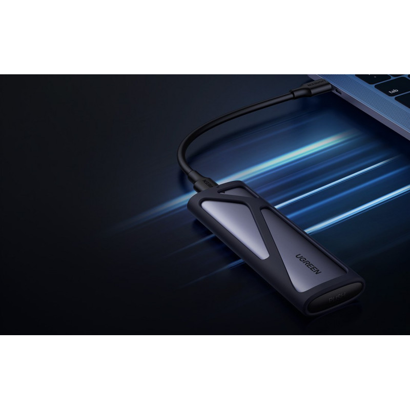 Ugreen CM400 90264 θήκη για SSD M.2, USB 3.2 Gen 2, γκρι