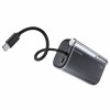 SHARGE Flow 3 εξωτερική μπαταρία, 10.000 mAh, 45 W PD, καλώδιο USB-C, μαύρη