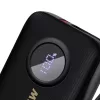 Dudao DDA344 εξωτερική μπαταρία 10.000 mAh, PD 22,5 W, με ενσωματωμένο καλώδιο, μαύρη