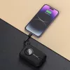Dudao DDA344 εξωτερική μπαταρία 10.000 mAh, PD 22,5 W, με ενσωματωμένο καλώδιο, μαύρη