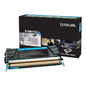 Lexmark X748H1CG κασέτα τόνερ για X748de, X748de LDS, X748de Statoil, X748dte, κυανή