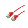 Roline λεπτό καλώδιο σύνδεσης UTP Cat6A 21.45.3412, 0,5 m, κόκκινο