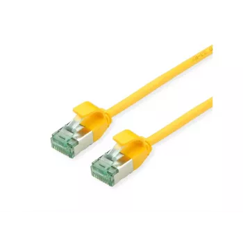 ROLINE 21.45.3321 U/FTP Cat.6A (κλάση EA) SLIM καλώδιο patch, κίτρινο, 0,3 m