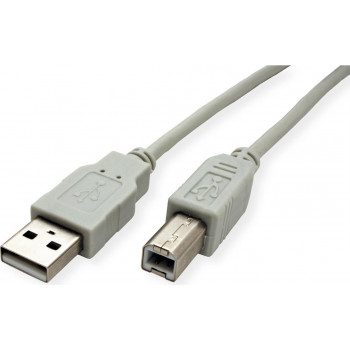 Secomp STANDARD 11.55.3102 καλώδιο USB 2.0, τύπου A-B, μπεζ, 1,8 m