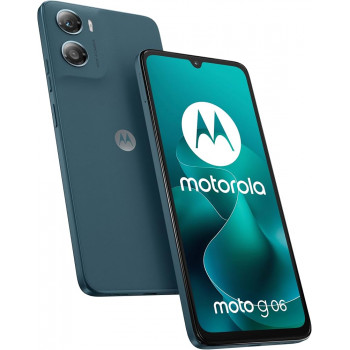 Motorola G06 έξυπνο κινητό, 4/128 GB, Dual SIM, Pantone Tapestry Blue, OEM