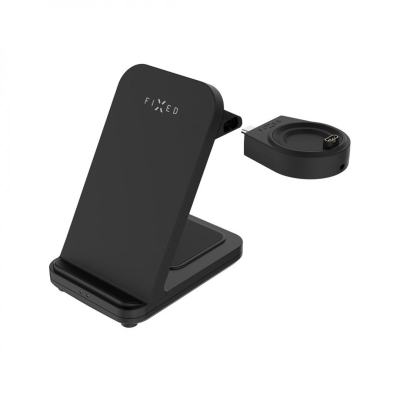 Fixed Powerstation for Garmin ασύρματος φορτιστής 3 σε 1, Qi, 18 W, μαύρος
