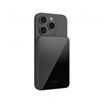 Fixed MagZen 10 Crystal εξωτερική μπαταρία, Qi2, 10000 mAh, μαύρη