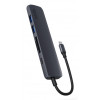 Epico 6in1 Alu Hub 8K USB-C διανομέας, γαλάζιος