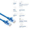 ACT FC1603 καλώδιο δικτύου U/UTP CAT6A εξαιρετικά ευέλικτο, 3 m, TPE, RJ45 με προστασία κλιπ, μπλε