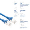 ACT FC2602 εξαιρετικά ευέλικτο καλώδιο σύνδεσης CAT6A S/FTP, 2 m, TPE, RJ45, με προστασία κλιπ, μπλε