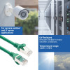 ACT FC2700 καλώδιο δικτύου S/FTP CAT6A, 0,5 m, TPE, εξαιρετικά ευέλικτο, με προστασία κλιπ, πράσινο