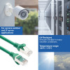 ACT FC2710 καλώδιο δικτύου S/FTP CAT6A, 10 m, TPE, εξαιρετικά ευέλικτο, με προστασία κλιπ, πράσινο