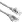 ACT FC1000 υπερευέλικτο καλώδιο σύνδεσης, U/UTP CAT6A, TPE, RJ45 με προστασία κλιπ, 0,5 m, γκρι
