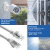 ACT FC1003 υπερευέλικτο καλώδιο σύνδεσης, U/UTP CAT6A, TPE, RJ45 με προστασία κλιπ, 3 m, γκρι