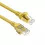ACT FC1800 καλώδιο δικτύου CAT6A U/UTP εξαιρετικά εύκαμπτο, 0,5 m, TPE, με προστασία από εμπλοκή, κίτρινο