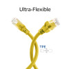 ACT FC1852 καλώδιο δικτύου CAT6A U/UTP εξαιρετικά εύκαμπτο, 0,25 m, TPE, με προστασία από εμπλοκή, κίτρινο