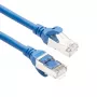 ACT FC2600 καλώδιο σύνδεσης S/FTP CAT6A, 0,5 m, TPE, εξαιρετικά ευέλικτο, RJ45, μπλε