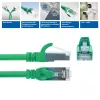 ACT FC2751 καλώδιο σύνδεσης S/FTP CAT6A, 1,5 m, TPE, εξαιρετικά ευέλικτο, RJ45, πράσινο