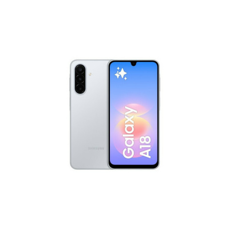 Samsung A18 4G έξυπνο κινητό, Dual SIM, 8 GB RAM, 256 GB, ασημί, OEM