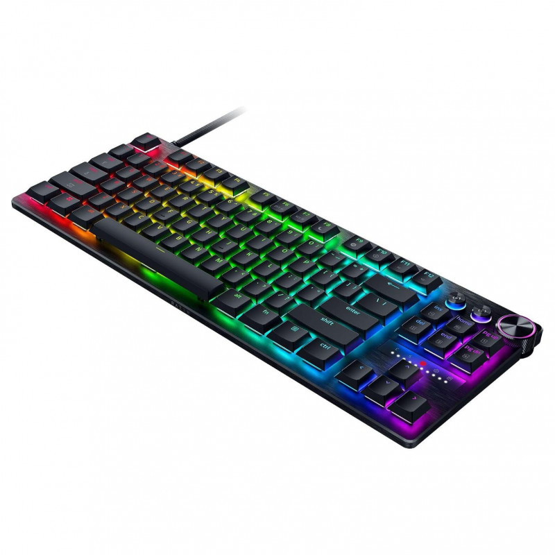 Razer Huntsman V3 Pro Low-Profile TKL πληκτρολόγιο gaming, αναλογικοί διακόπτες, διάταξη DE (ISO), μαύρο