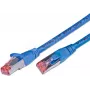 Wirewin Cat6 S/FTP RJ45 καλώδιο σύνδεσης, LSZH, ισόβια εγγύηση, μπλε (PKW-PIMF-KAT6 15.0 BL)