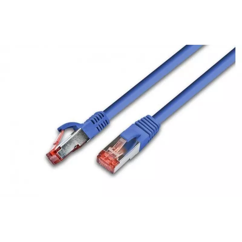 Wirewin Cat6 S/FTP RJ45 καλώδιο σύνδεσης, LSZH, ισόβια εγγύηση, μπλε (PKW-PIMF-KAT6 15.0 BL)