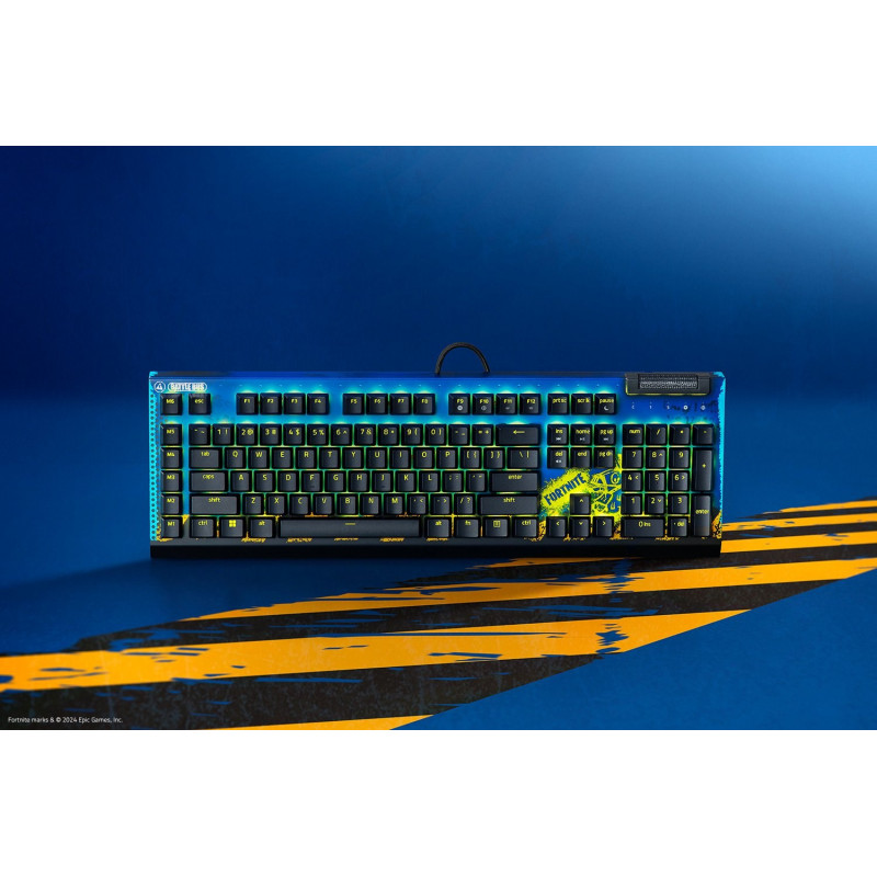 Razer BlackWidow V4 X Fortnite Edition πληκτρολόγιο παιχνιδιών, USB, διάταξη αγγλικά ΗΠΑ