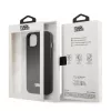 Karl Lagerfeld KLHCP13MSFMP2K σκληρή θήκη για iPhone 13 / 14 / 15, Saffiano Plaque, μαύρη