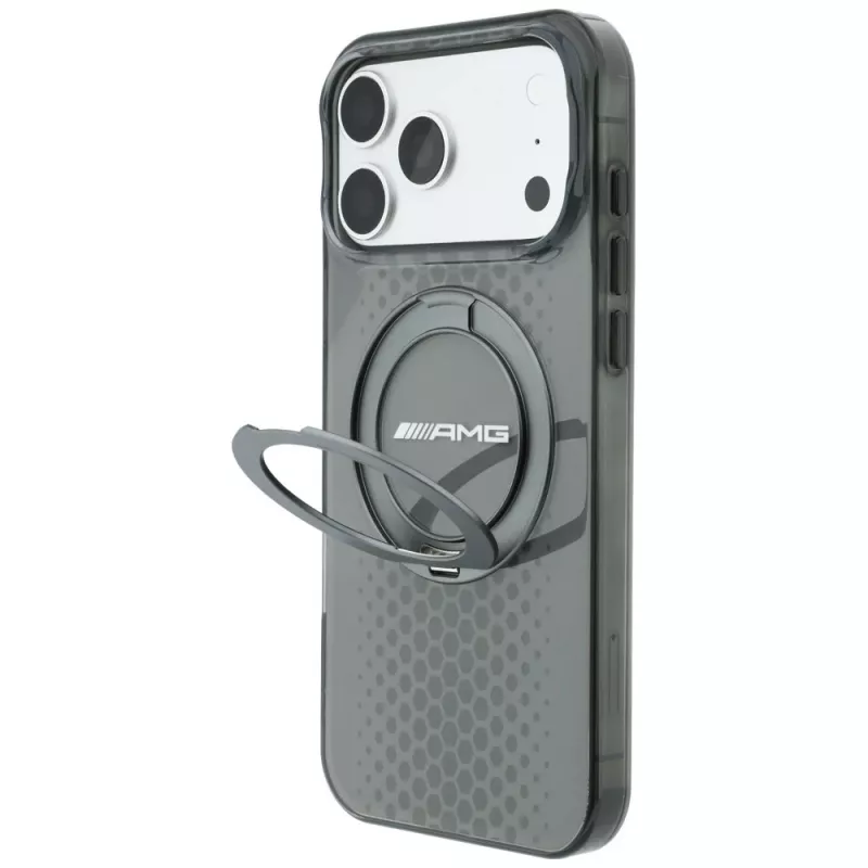 Mercedes AMG00127 AMG IML Double Layer Urban Line θήκη MagSafe με δαχτυλίδι-βάση για iPhone 18 Pro Max / 17 Pro Max, γκρι