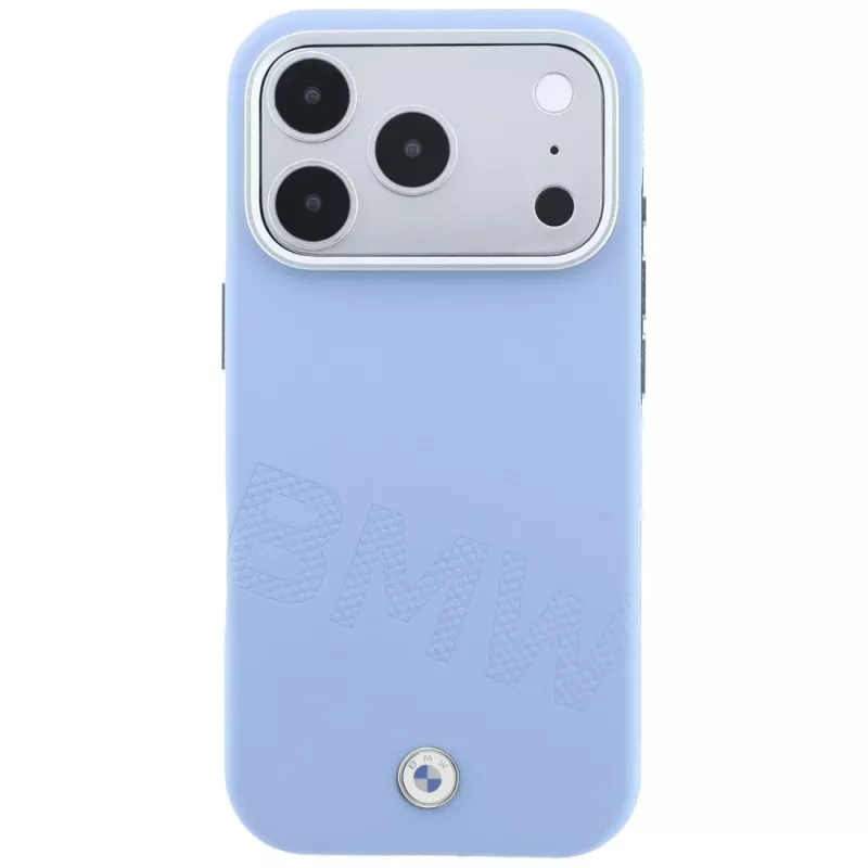 BMW BMW001242 Sign Inclined Deboss Letters θήκη MagSafe για iPhone 18 Pro Max / 17 Pro Max, μπλε