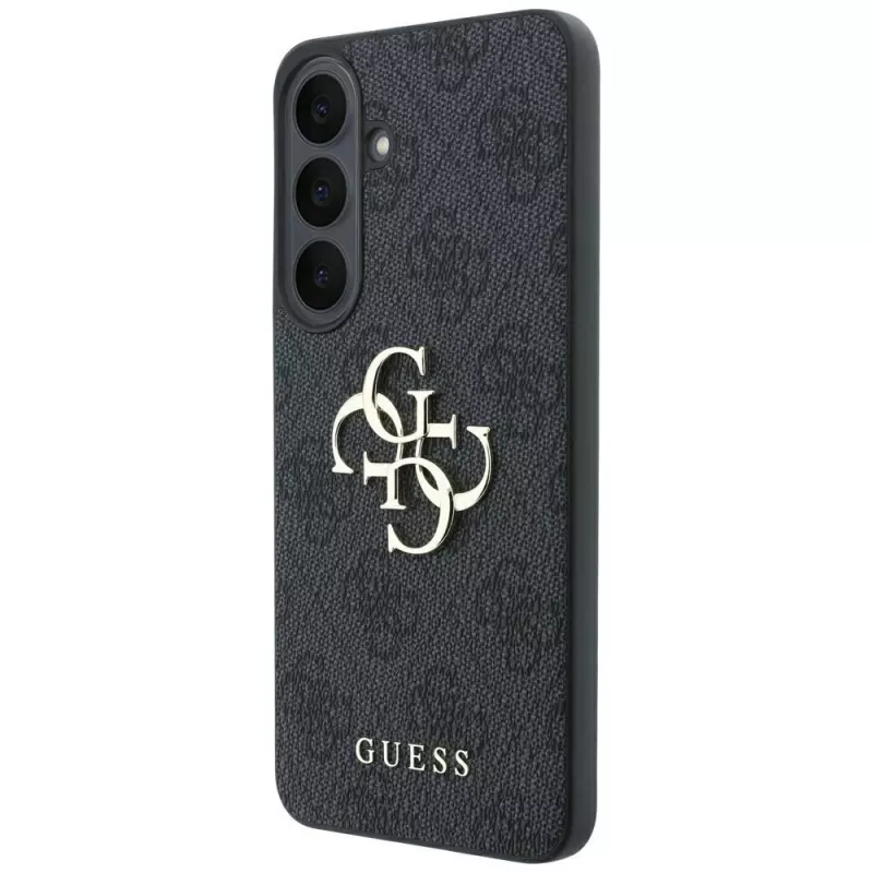 Guess GUE005819 Embossed 4G Ring Classic Logo MagSafe θήκη για Samsung Galaxy S26 FE, μαύρη