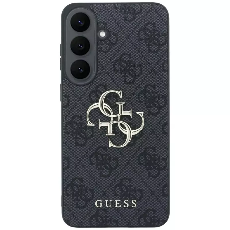 Guess GUE005819 Embossed 4G Ring Classic Logo MagSafe θήκη για Samsung Galaxy S26 FE, μαύρη