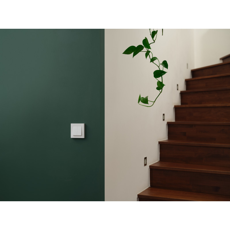 Osram SMART+ MATTER έξυπνος διακόπτης τοίχου, 2 καναλιών, λευκός