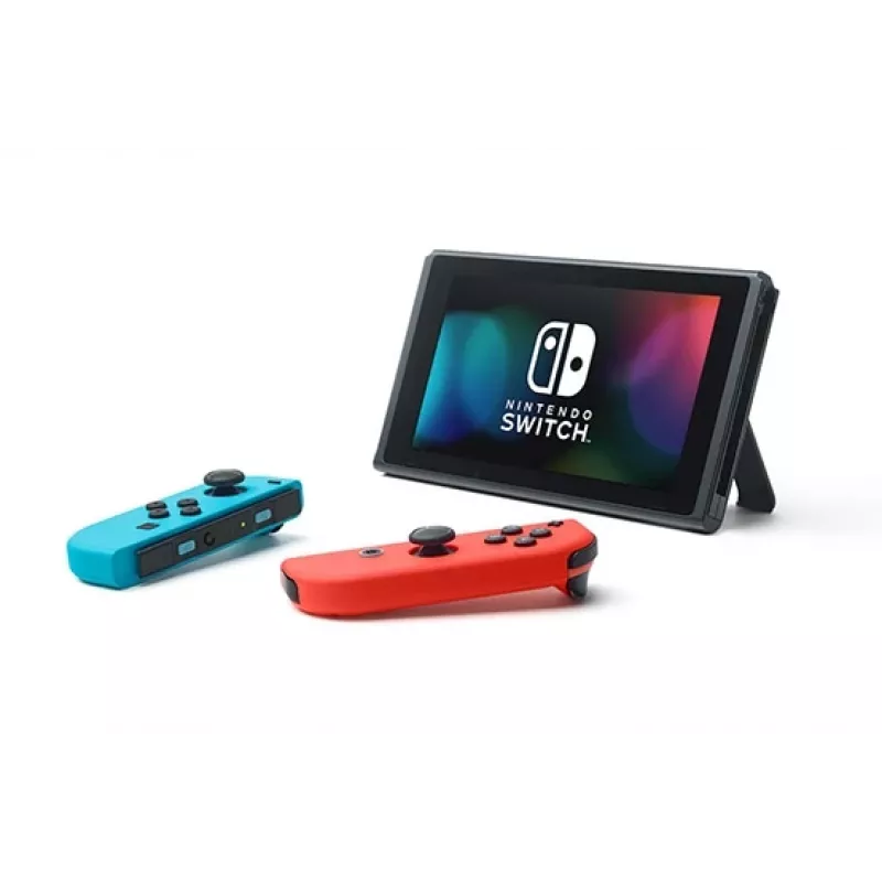 Nintendo Switch (νέο αναθεωρημένο μοντέλο) φορητή κονσόλα παιχνιδιών, μαύρη / μπλε / κόκκινη, 15,8 cm (6,2 ίντσες), 32 GB, Wi-Fi