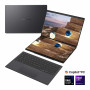 Asus Zenbook Duo UX8407AA-SN094X φορητός υπολογιστής 14 ιντσών, οθόνη αφής OLED, Intel Core Ultra 9 378H, 32 GB LPDDR5X, SSD 2000 GB, Windows 11 Home, Moher Gray