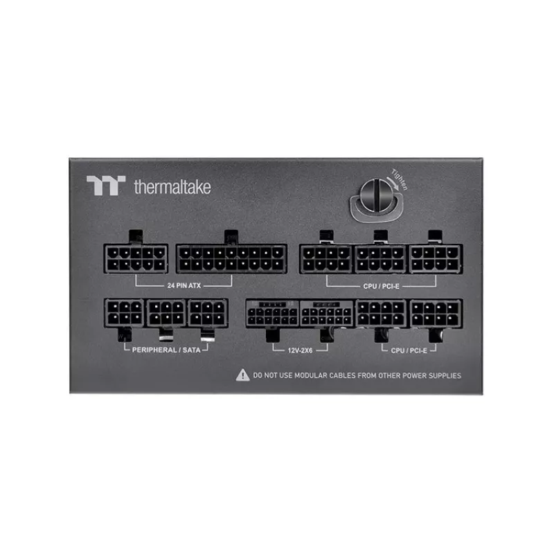 Thermaltake Dockpower FI 1200W τροφοδοτικό υπολογιστή, 80 PLUS Gold, ATX 3.1, μαύρο